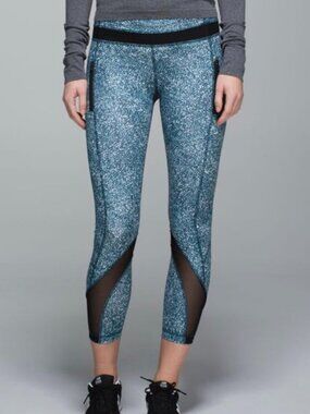 Lululemon Inspire Tight II Leggings Alberta Lake Pebble Print 4
